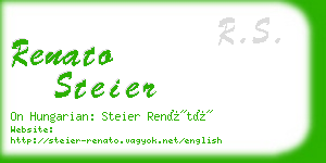 renato steier business card